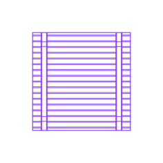 Buildings Concrete Floor Systems One Way Joist Slab Outline Svg Vector, Free Vectors File
